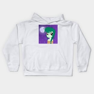 moonlit witch Wallflower Kids Hoodie